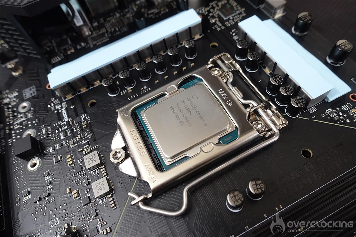 Installation waterblock MSI MEG Z590 Carbon EK X