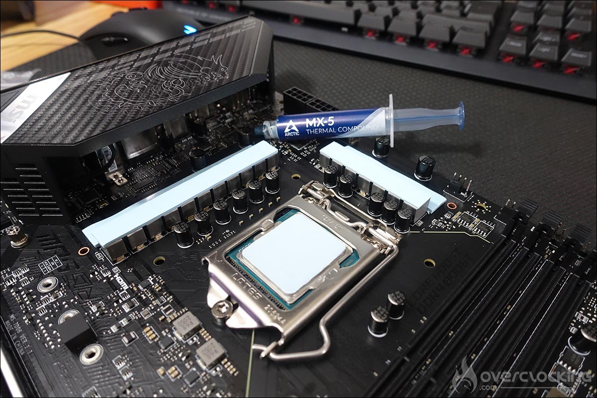 Installation waterblock MSI MEG Z590 Carbon EK X