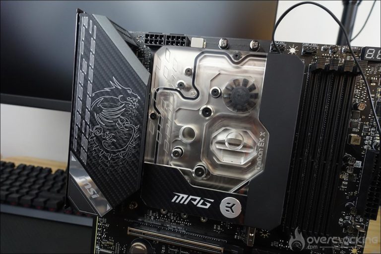 Installation waterblock MSI MEG Z590 Carbon EK X