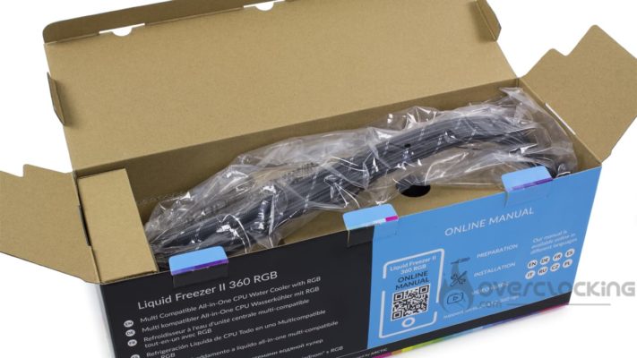Arctic Liquid Freezer II 360 RGB boîte ouverte