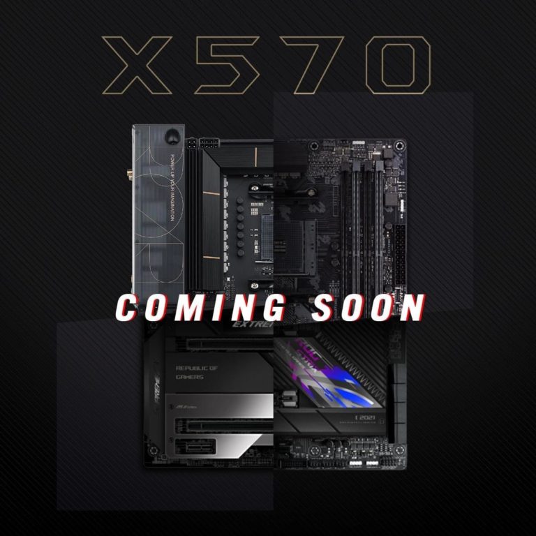 Asus tease ses cartes mères X570S