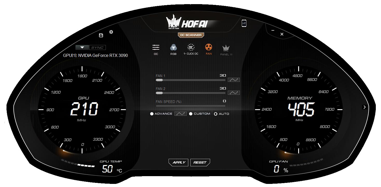 Logiciel KFA2 GALAX HOF AI