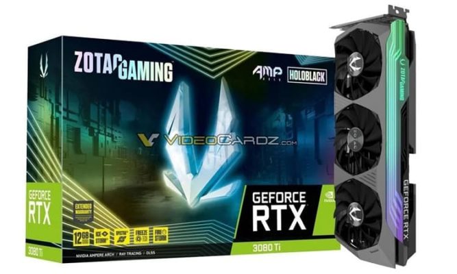 Zotac RTX 3080 Ti AMP Holoblack
