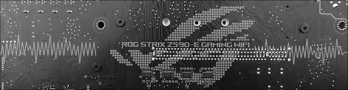 La carte mère ROG Strix Z590-E Gaming Wifi d'Asus