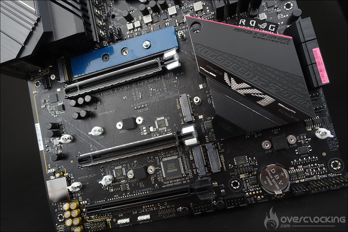 La carte mère ROG Strix Z590-E Gaming Wifi d'Asus