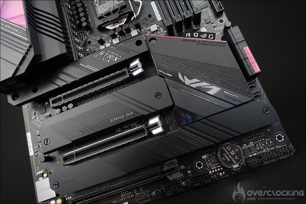 La carte mère ROG Strix Z590-E Gaming Wifi d'Asus