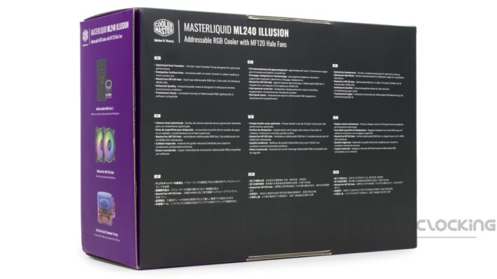Cooler Master MasterLiquid ML240 Illusion boîte
