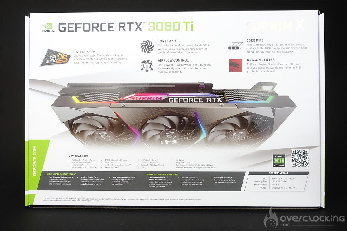 MSI RTX 3080 Ti Suprim X