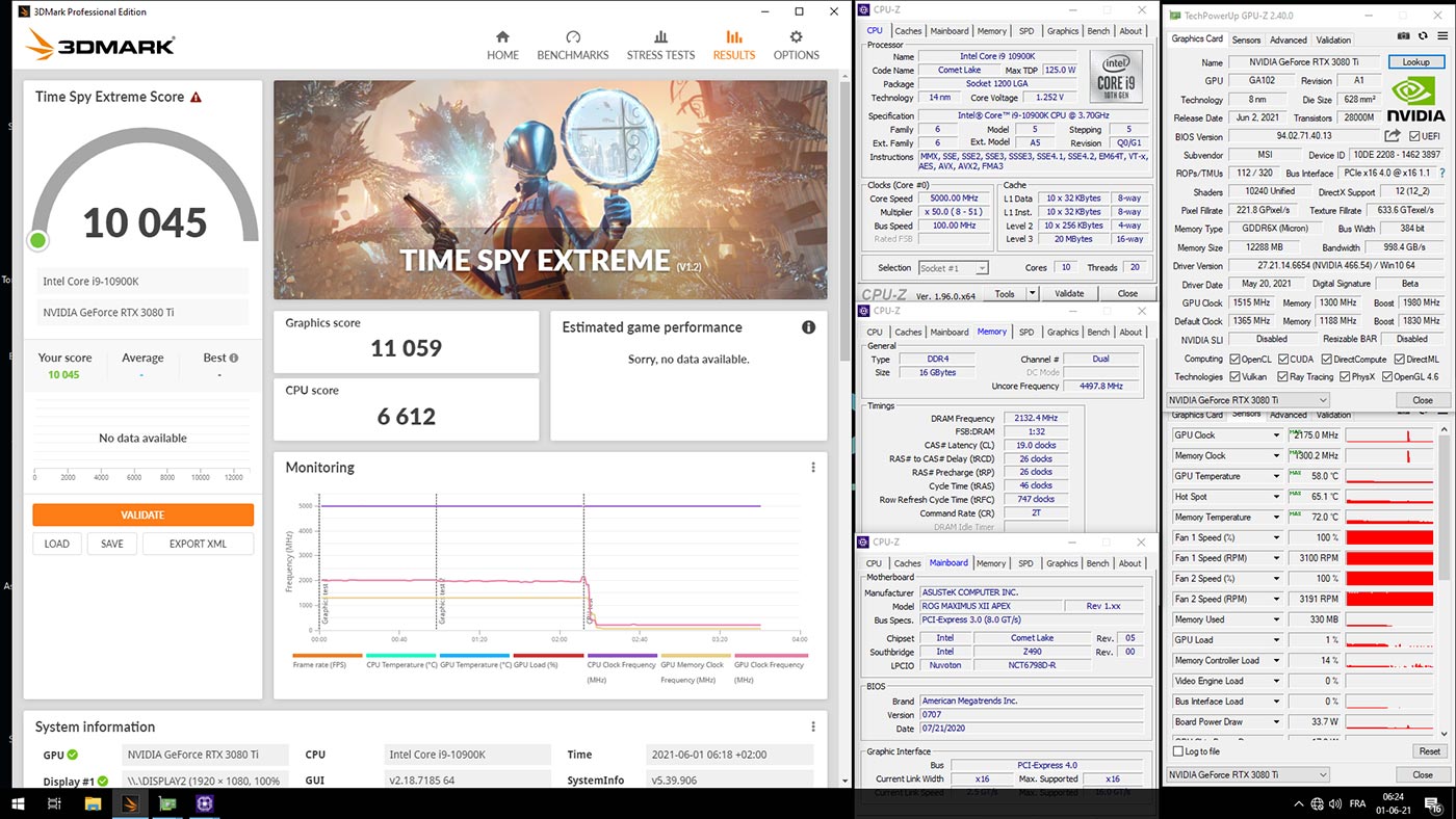 Overclocking MSI RTX 3080 Ti Suprim X