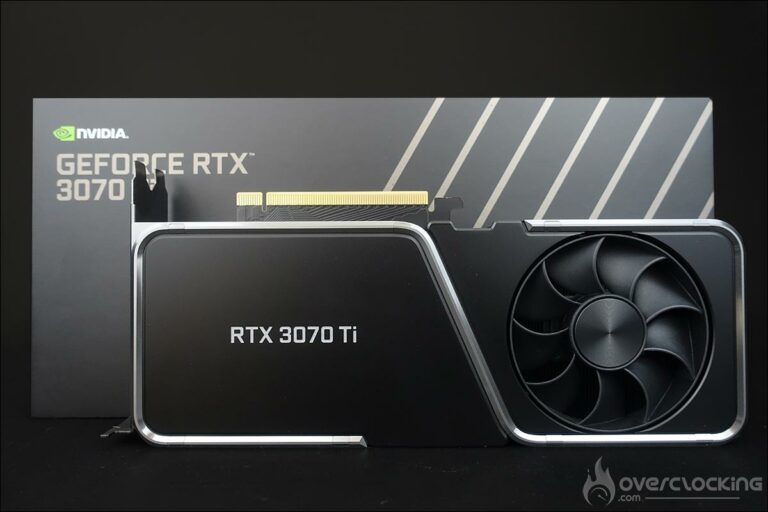 Carte graphique NVIDIA RTX 3070 Ti Founders Edition