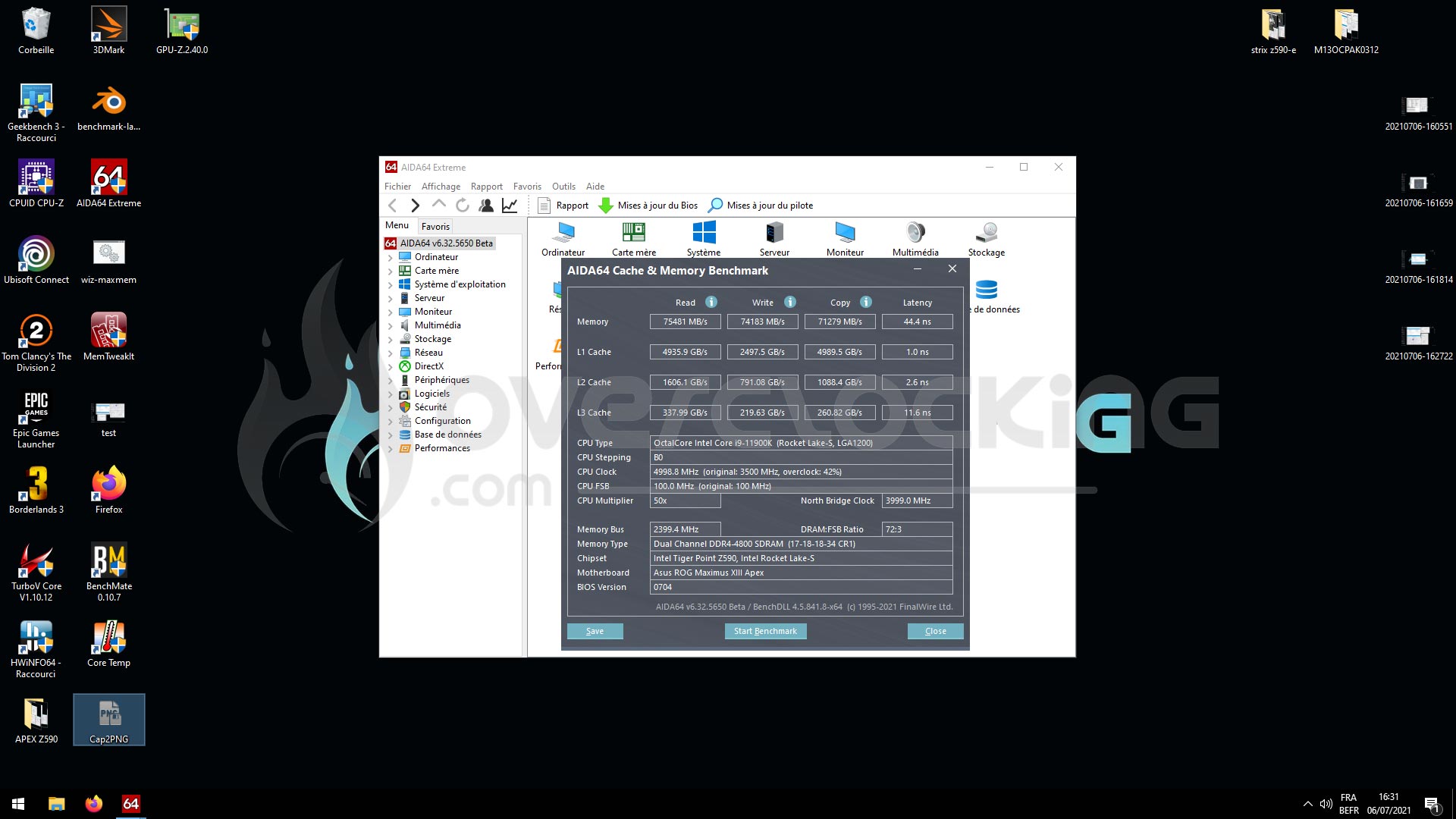 Overclocking 4800 C17 GSKill Trident Z Royal Elite 4000 C14