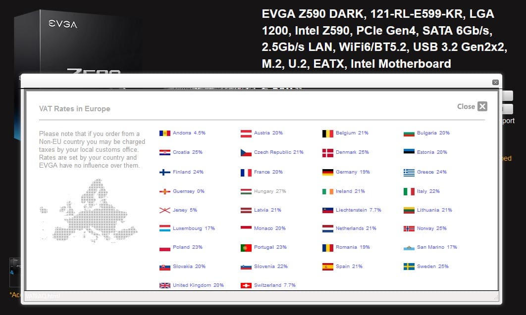 EVGA Z590 Dark