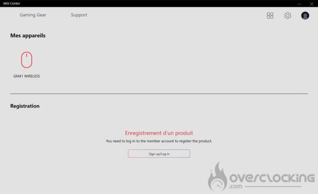 MSI Center - Mes appareils