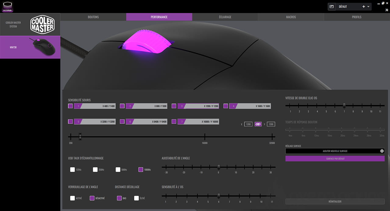 Cooler Master Master Plus - Souris MM730