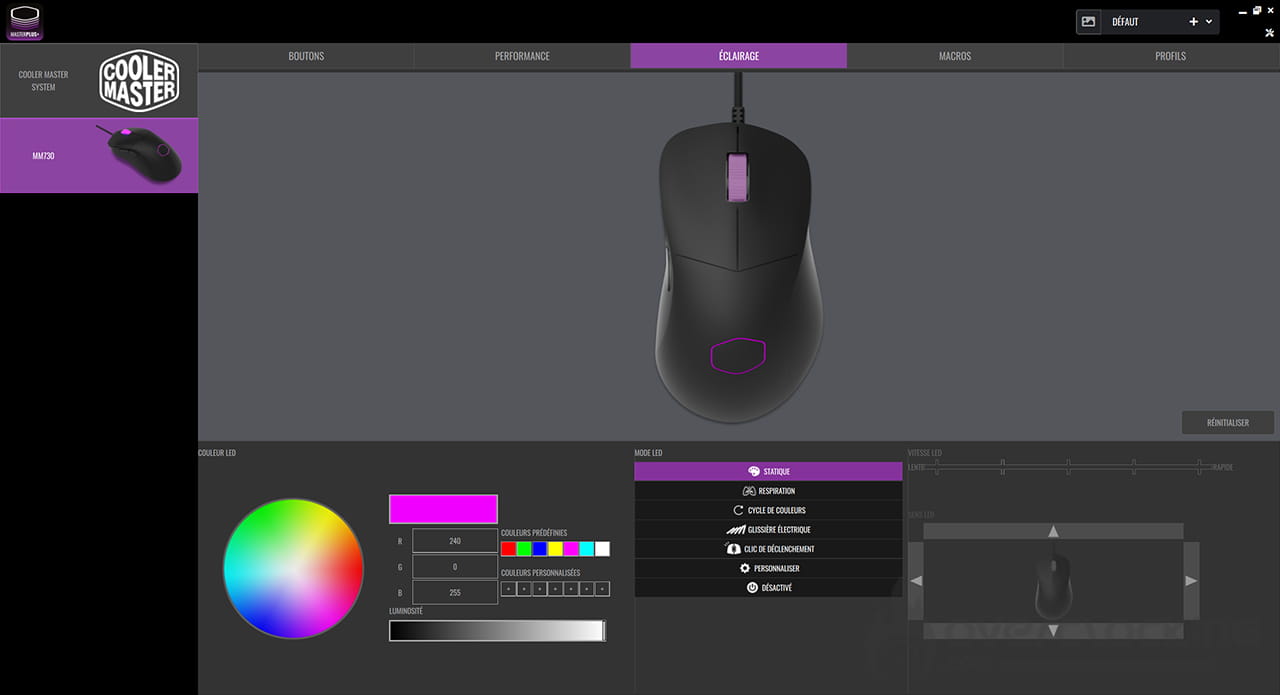 Cooler Master Master Plus - Souris MM730