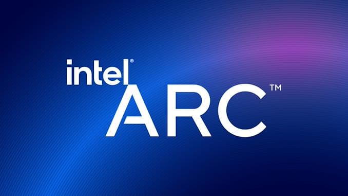 Logo intel arc