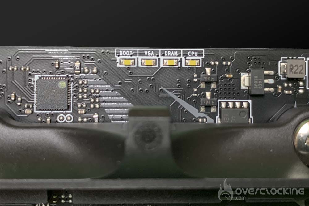 EZ debug led msi b550i gaming edge max wifi