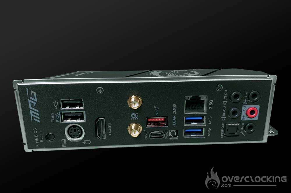 IO msi b550i gaming edge max wifi