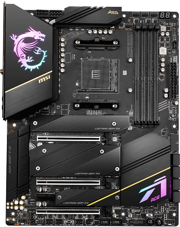 Gamme MSI cartes meres X570S