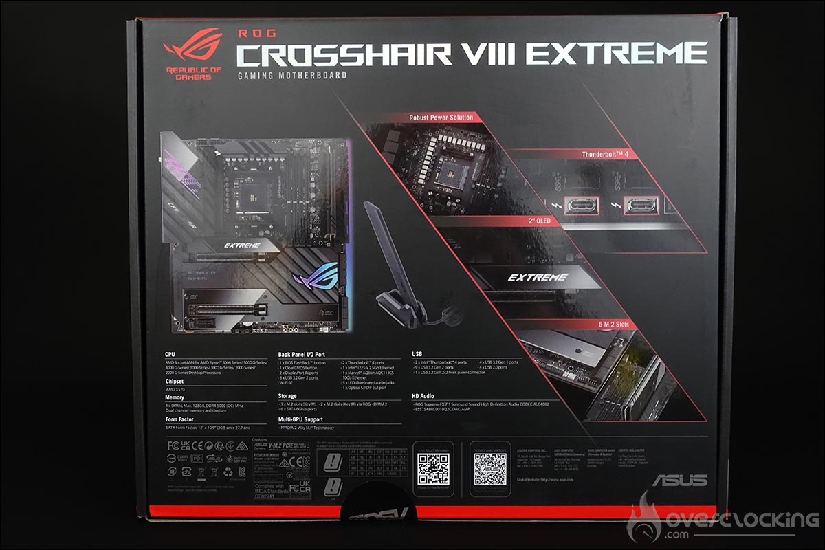La carte mère Asus ROG Crosshair VIII Extreme