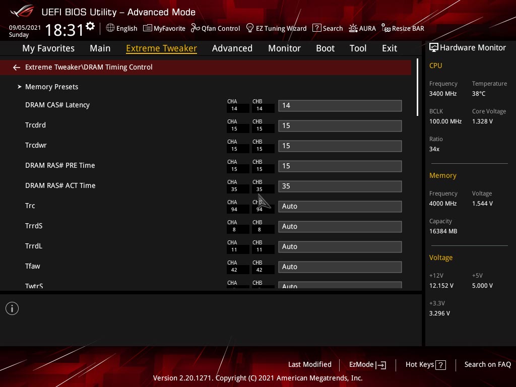 BIOS carte mère Asus ROG Crosshair VIII Extreme