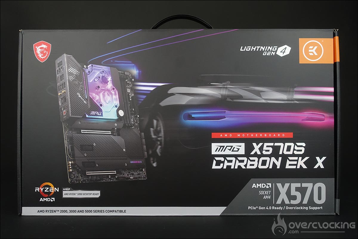La carte mère MSI MPG X570S Carbon EK X