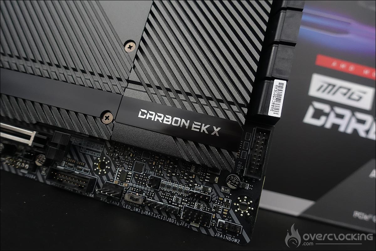 La carte mère MSI MPG X570S Carbon EK X