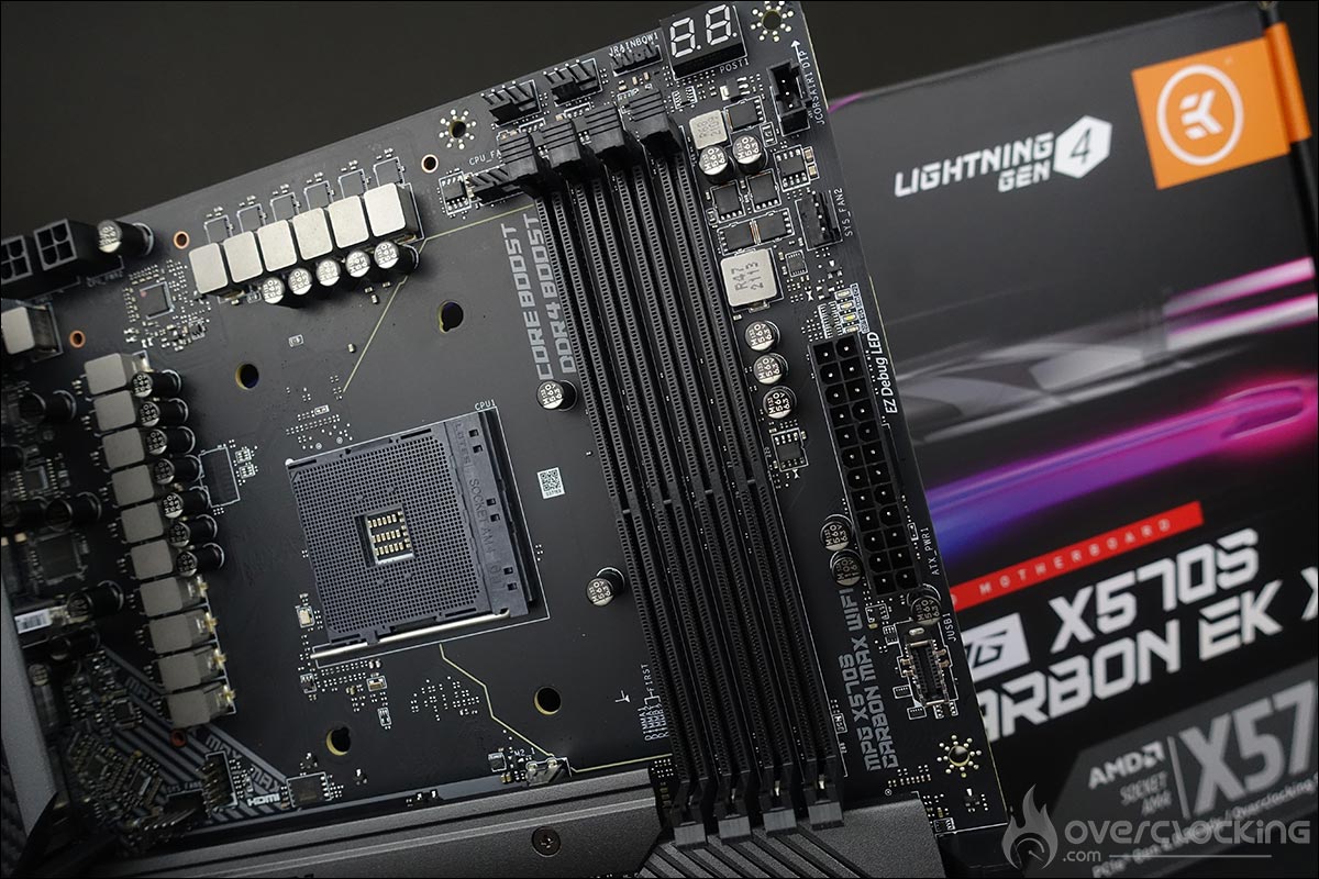 La carte mère MSI MPG X570S Carbon EK X
