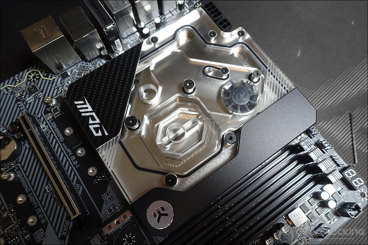 Installation waterblock MSI X570S Carbon EK X