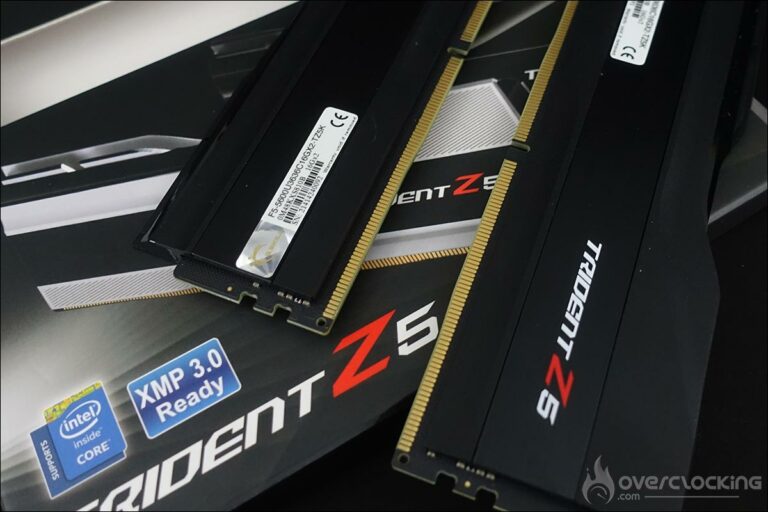 Le kit mémoire GSKill Trident Z5 DDR5 5600 MHz CL36