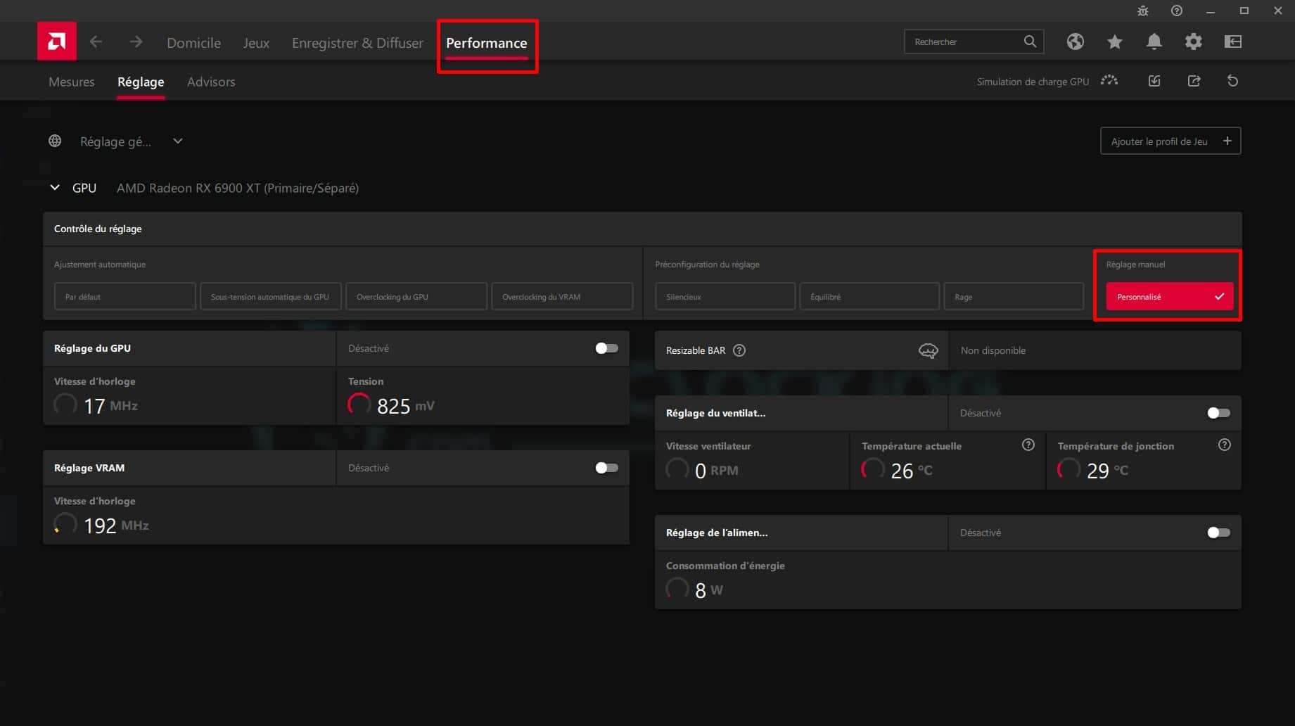 Overclocking via drivers AMD
