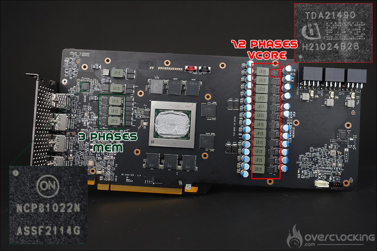 Le PCB de la MSI RX 6900 XT Gaming Z Trio