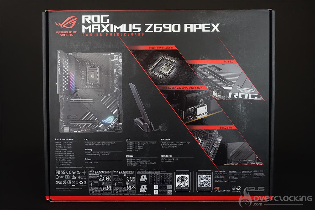 La carte mère ROG Z690 APEX d'Asus