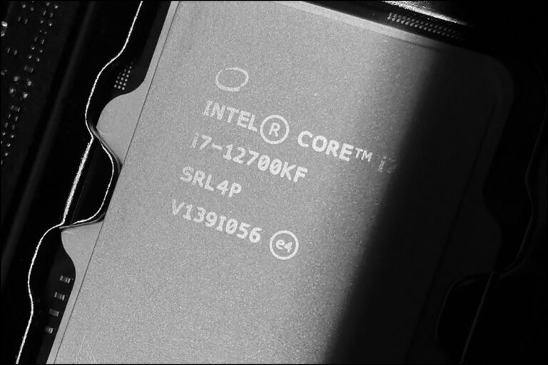 Test : Alder Lake Intel i7-12700KF