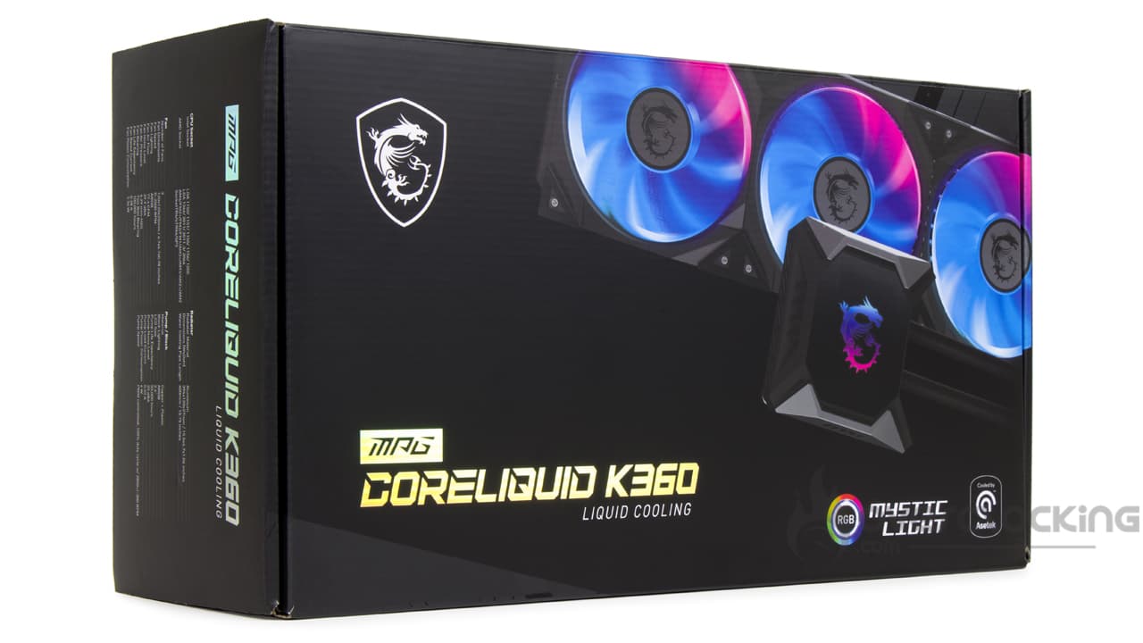 MSI MPG CoreLiquid K360 boîte