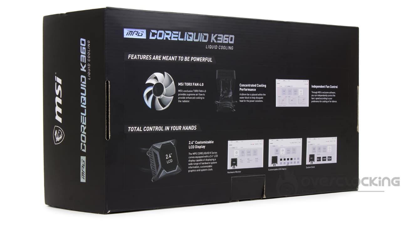 MSI MPG CoreLiquid K360 boîte