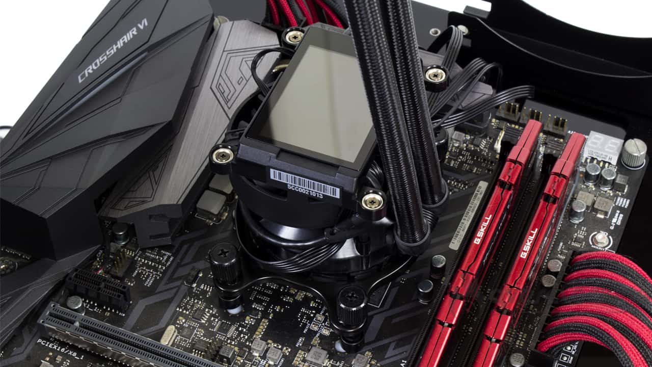 MSI MPG CoreLiquid K360 montage AMD 2