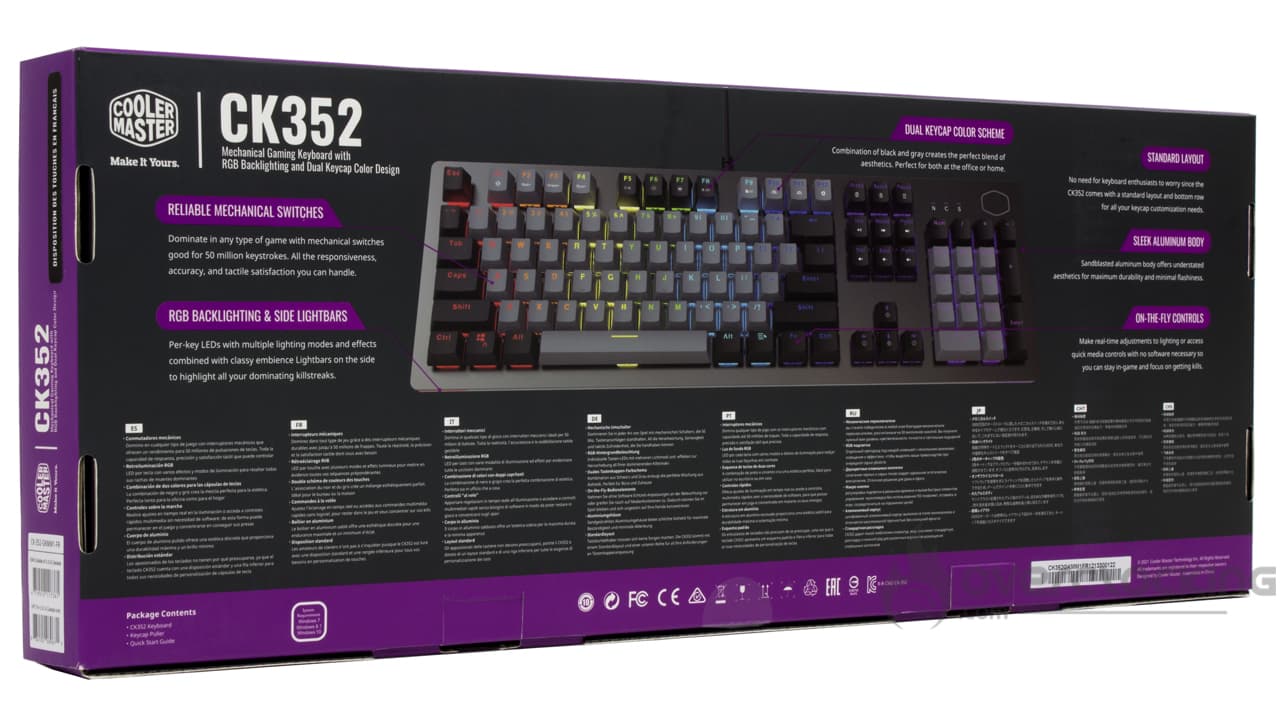 Cooler Master CK352 - boîte