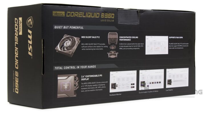 MSI MEG CoreLiquid S360 boîte