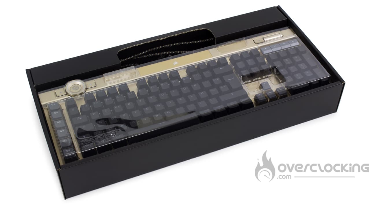 Corsair K100 RGB Midnight Gold