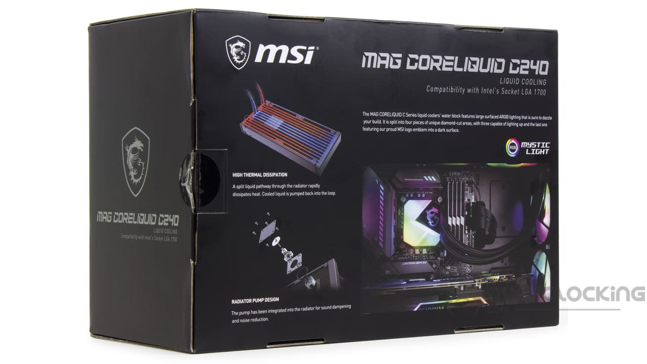 MSI MAG CoreLiqud C240 boîte