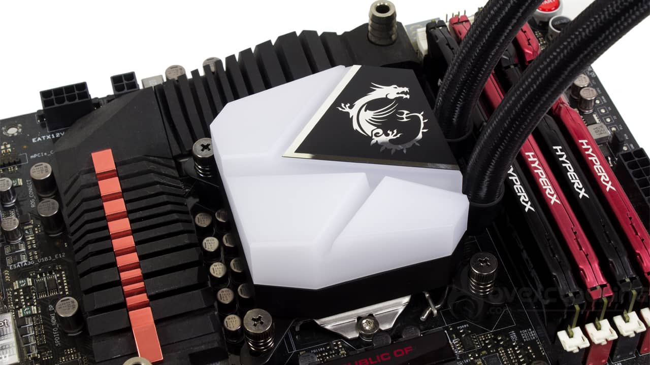 MSI MAG CoreLiqud C240 montage intel