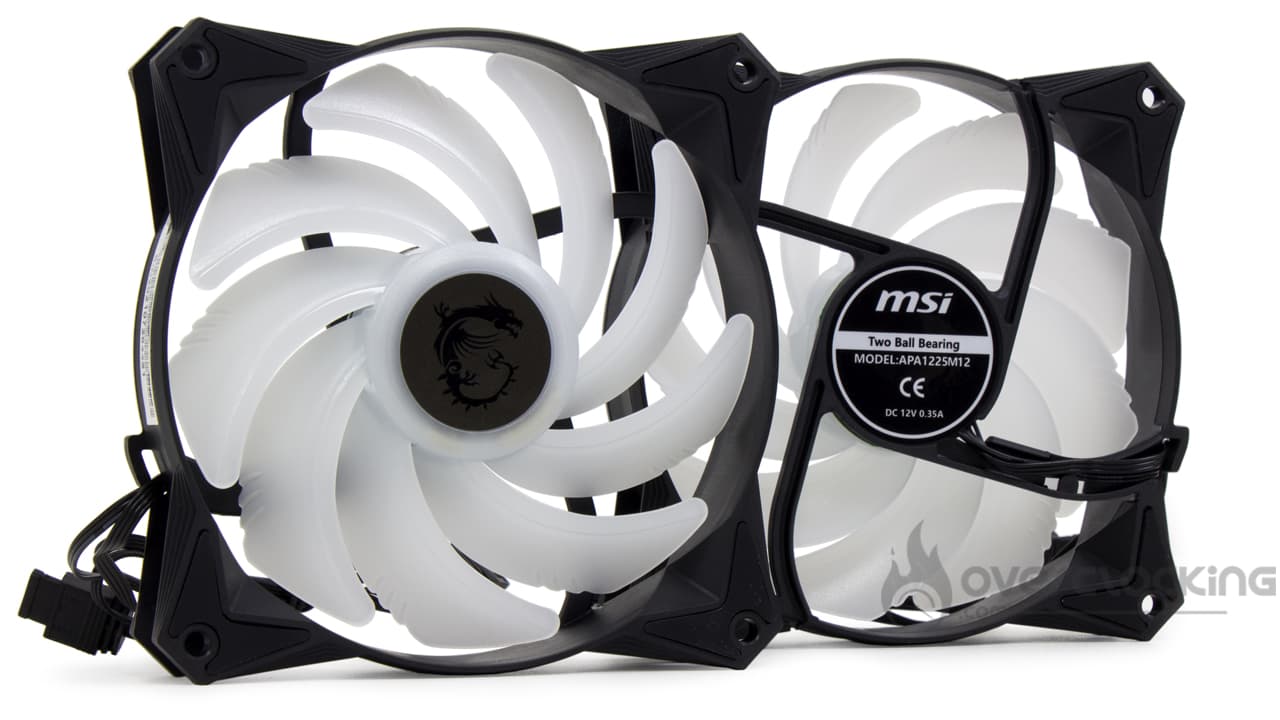 MSI MAG CoreLiqud C240 ventilateurs