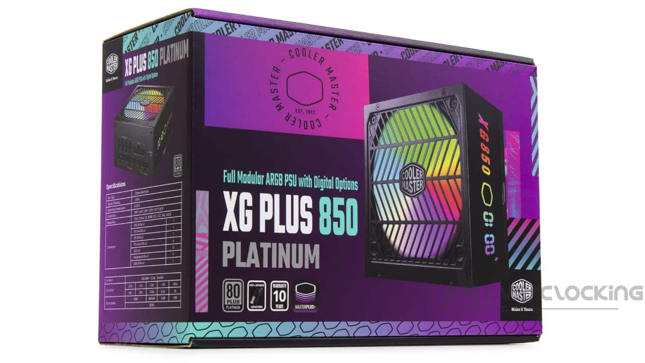 Cooler Master XG Plus 850 Platinum boîte