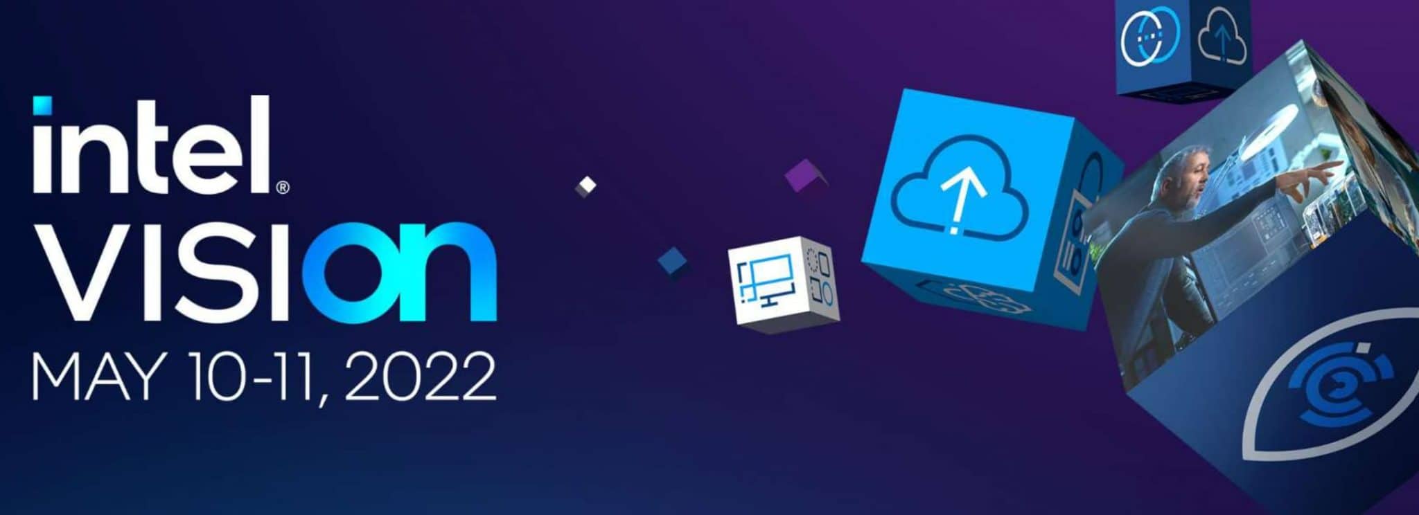 Intel vision event logo