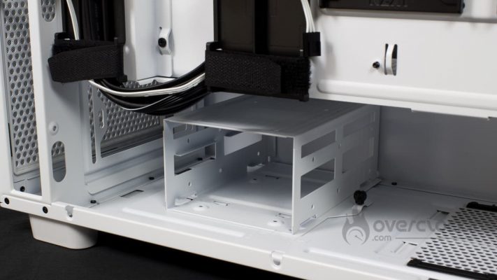 NZXT H7 Flow White cage HDD