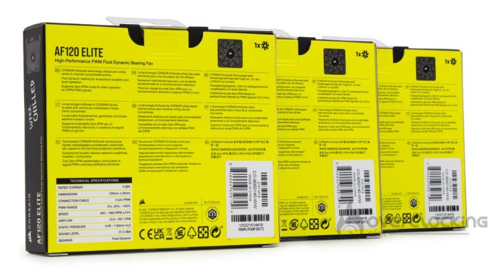 Corsair AF120 Elite boîte