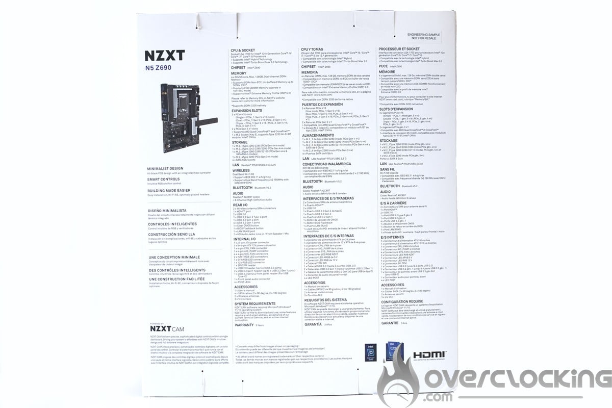 nzxt z690 n5 boite