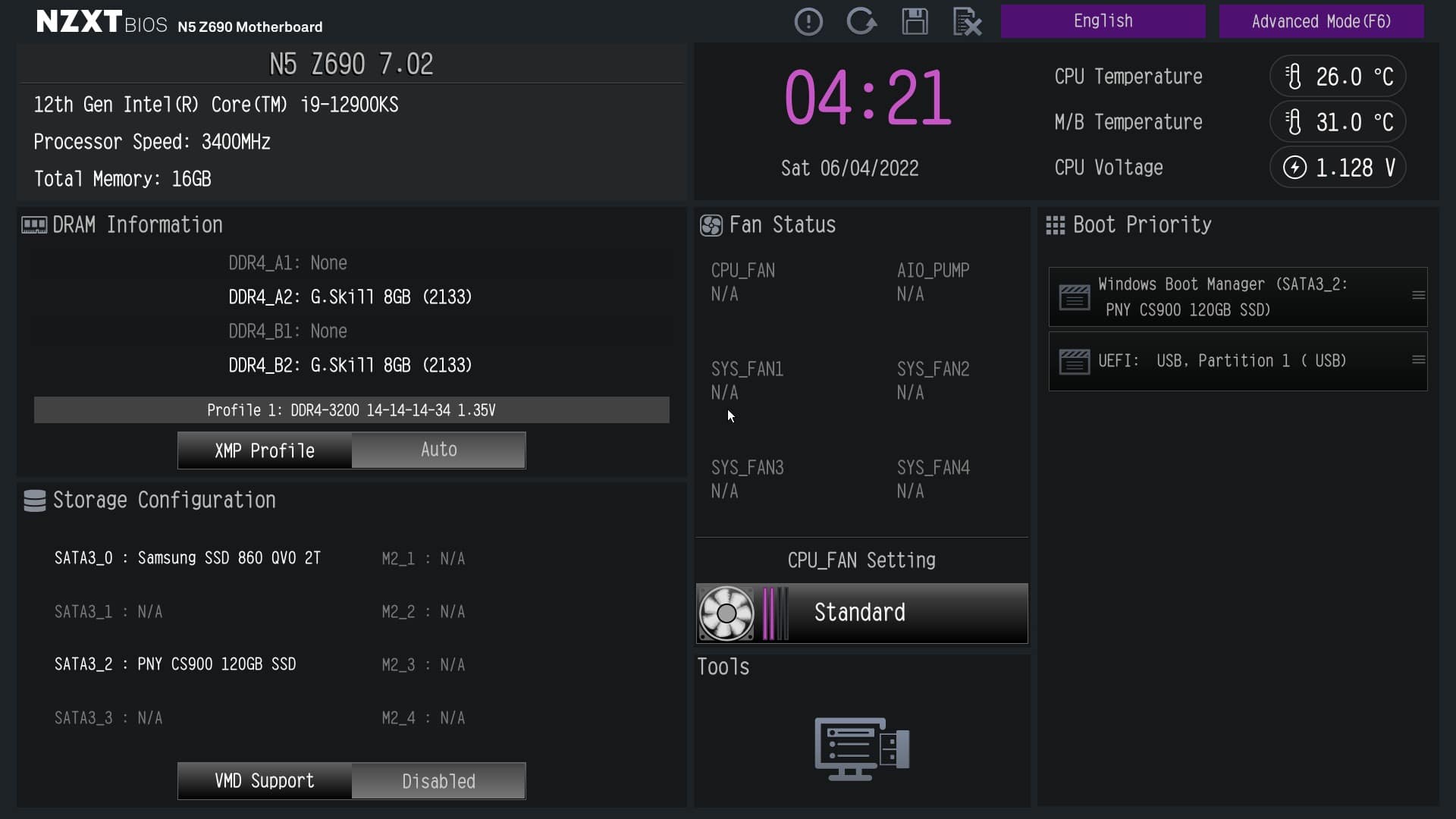 nzxt n5 z690 bios main