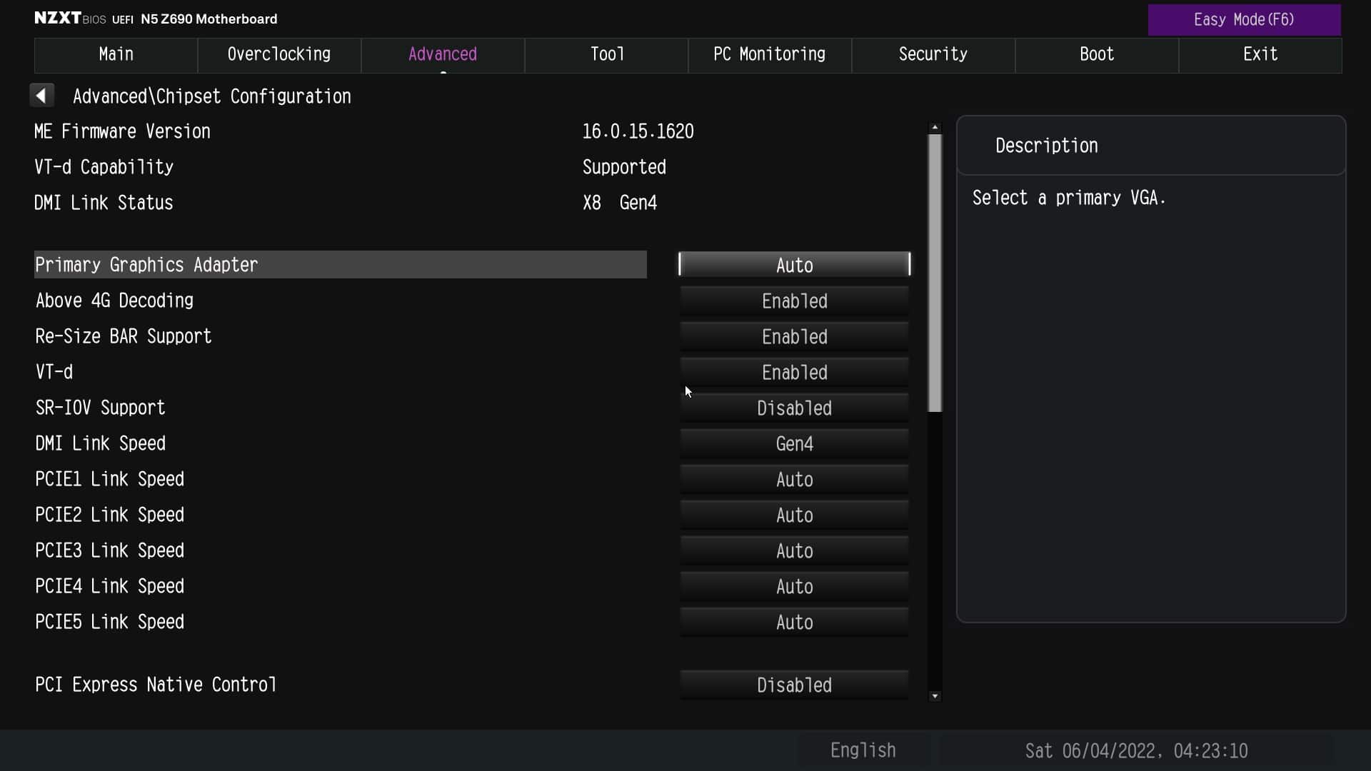 nzxt n5 z690 bios rebar